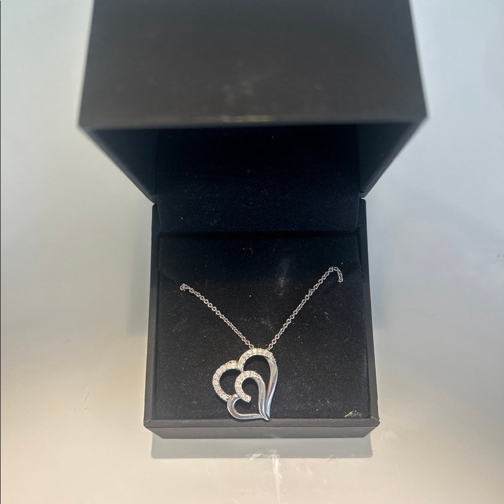 Zales heart necklace